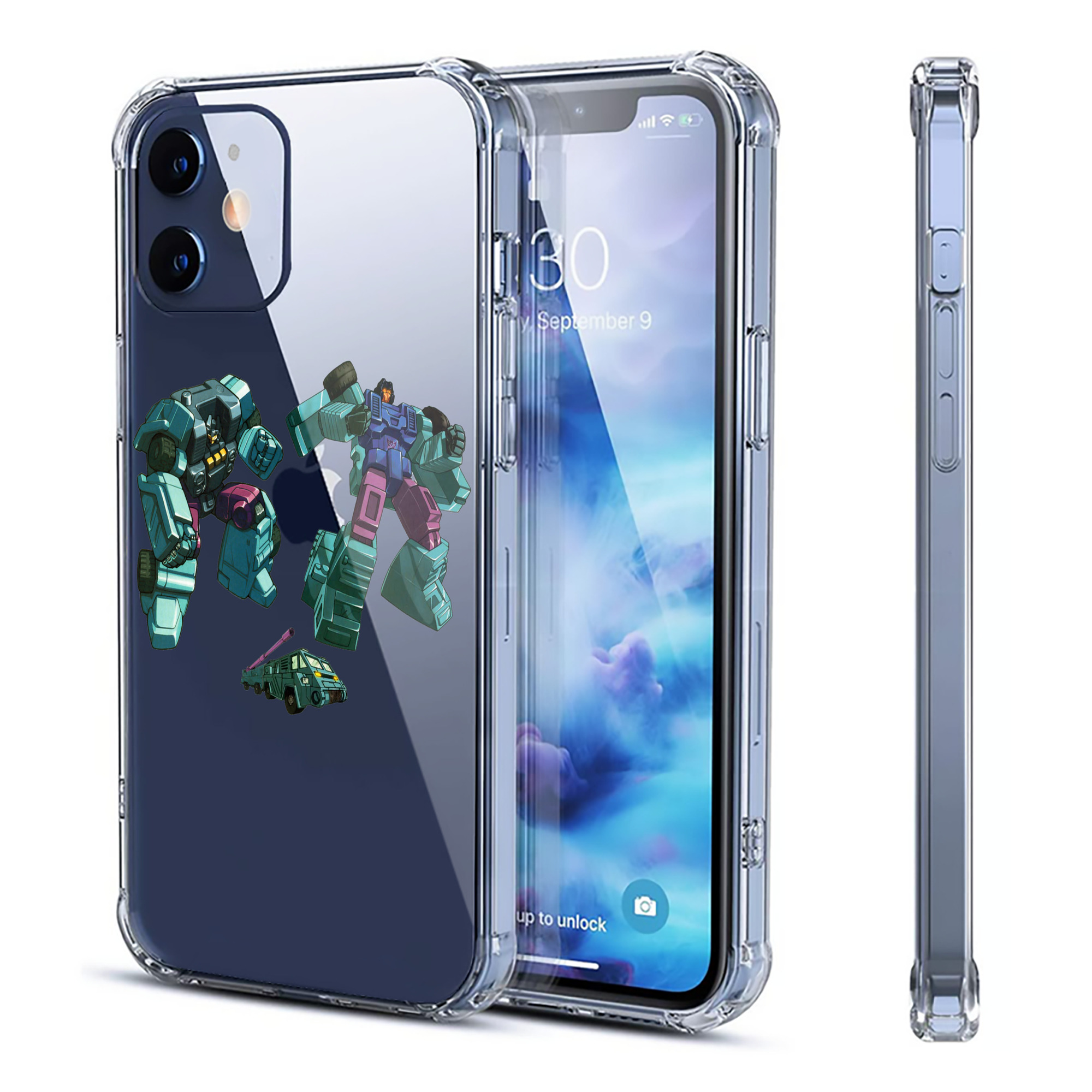 （画像用）  【iPhone 12シリーズ対応】透明スマホケース（クリアソフトケース）